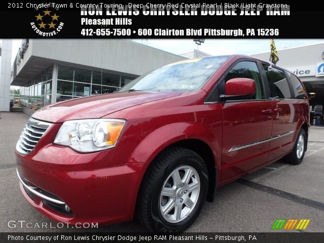 2012 Chrysler Town & Country Touring in Deep Cherry Red Crystal Pearl
