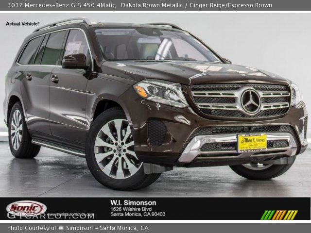 2017 Mercedes-Benz GLS 450 4Matic in Dakota Brown Metallic