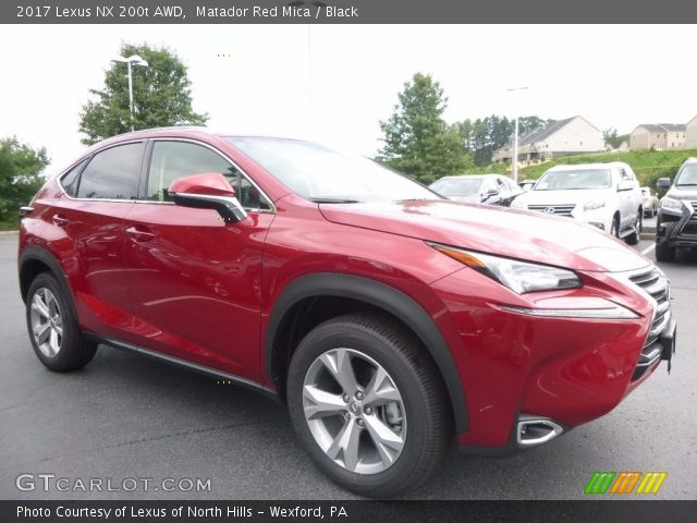 2017 Lexus NX 200t AWD in Matador Red Mica