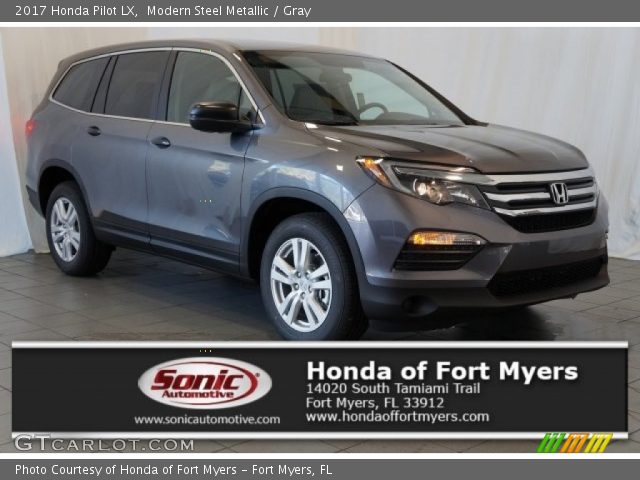 2017 Honda Pilot LX in Modern Steel Metallic