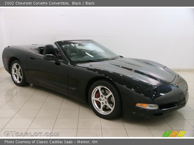 2002 Chevrolet Corvette Convertible in Black