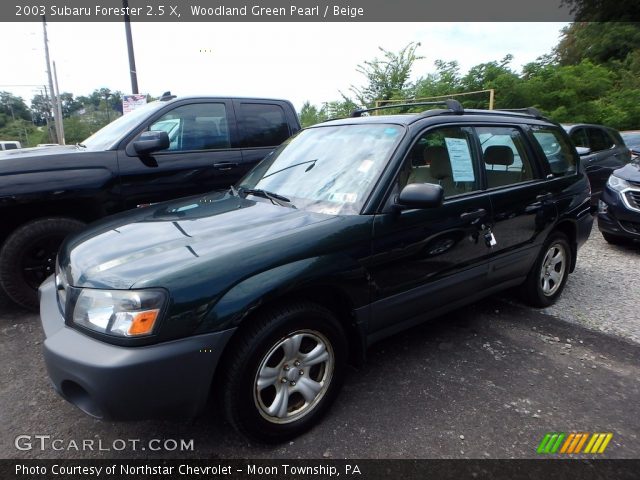 2003 Subaru Forester 2.5 X in Woodland Green Pearl