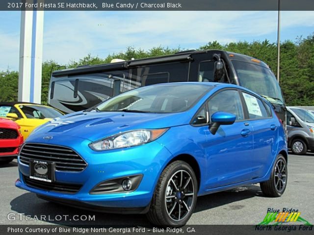 2017 Ford Fiesta SE Hatchback in Blue Candy