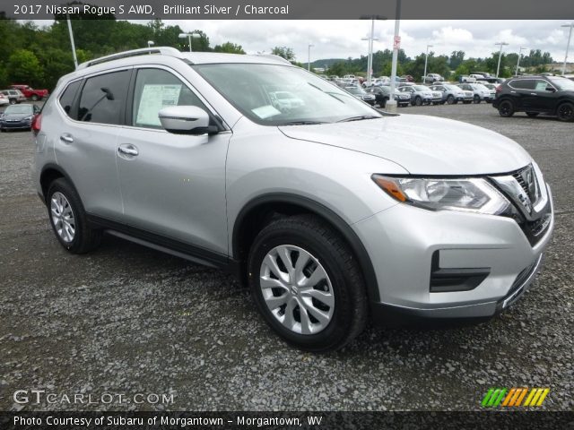 2017 Nissan Rogue S AWD in Brilliant Silver