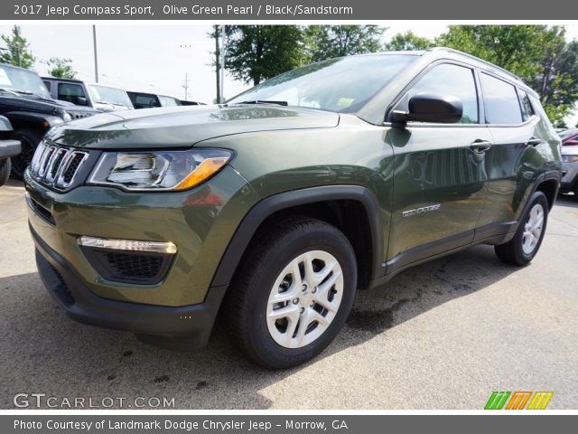 2017 Jeep Compass Sport in Olive Green Pearl
