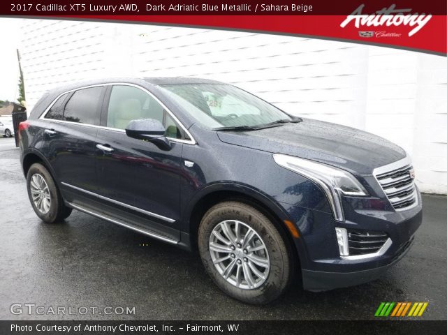 2017 Cadillac XT5 Luxury AWD in Dark Adriatic Blue Metallic