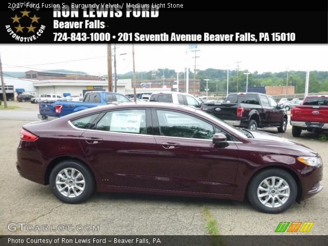 2017 Ford Fusion S in Burgundy Velvet