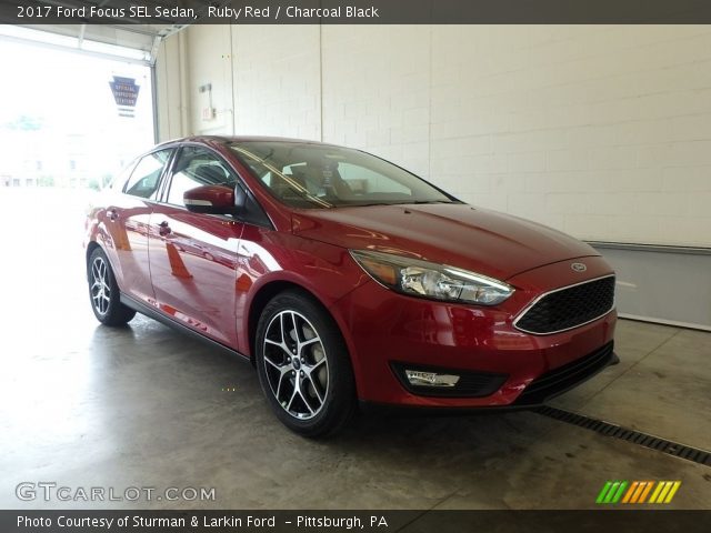 2017 Ford Focus SEL Sedan in Ruby Red