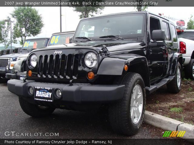 2007 Jeep Wrangler Unlimited Sahara 4x4 in Black