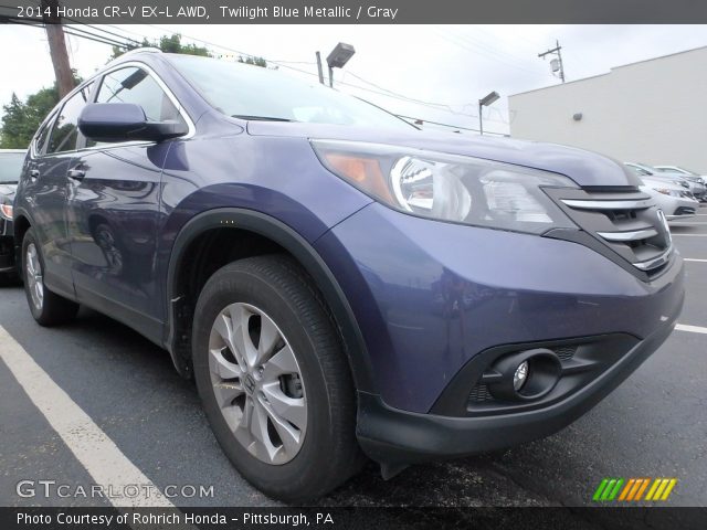 2014 Honda CR-V EX-L AWD in Twilight Blue Metallic