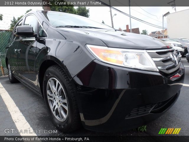 2012 Honda Odyssey EX-L in Crystal Black Pearl