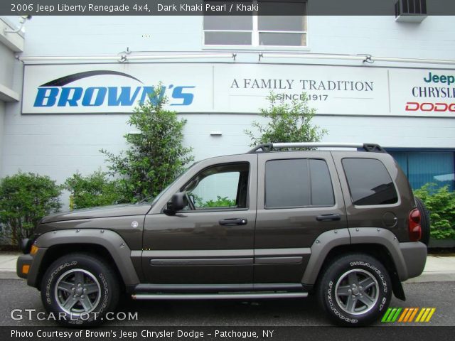 2006 Jeep Liberty Renegade 4x4 in Dark Khaki Pearl