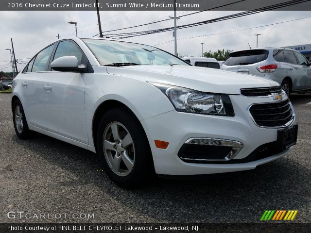 2016 Chevrolet Cruze Limited LT in Summit White