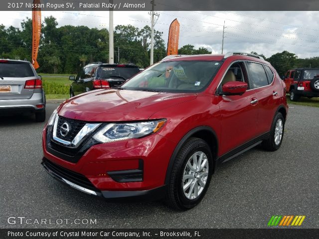 2017 Nissan Rogue SV in Palatial Ruby