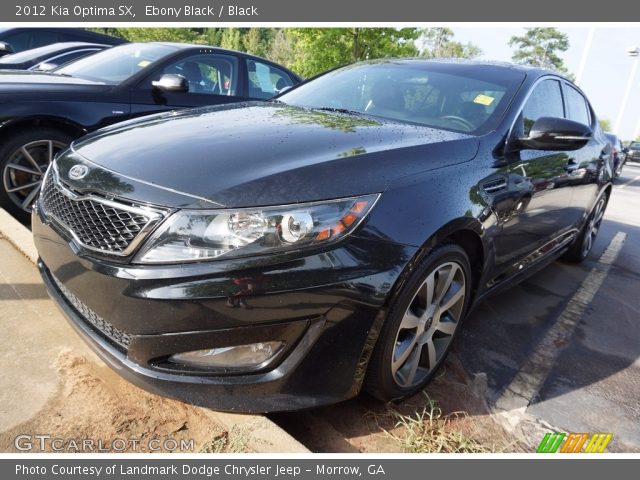 2012 Kia Optima SX in Ebony Black