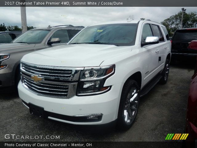 2017 Chevrolet Tahoe Premier 4WD in Summit White