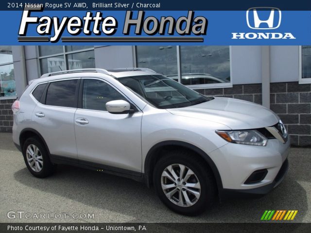 2014 Nissan Rogue SV AWD in Brilliant Silver