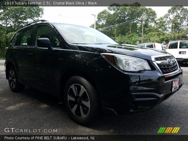 2018 Subaru Forester 2.5i in Crystal Black Silica
