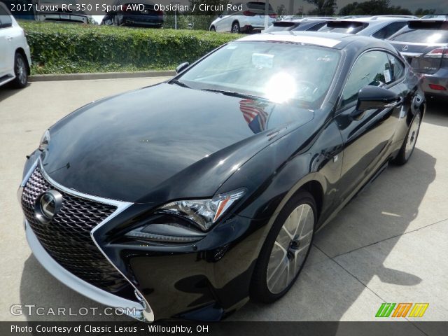 2017 Lexus RC 350 F Sport AWD in Obsidian