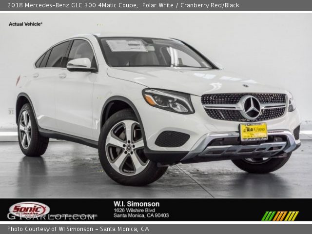 2018 Mercedes-Benz GLC 300 4Matic Coupe in Polar White