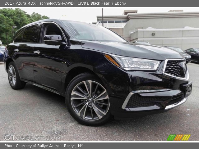 2017 Acura MDX Technology SH-AWD in Crystal Black Pearl