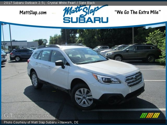 2017 Subaru Outback 2.5i in Crystal White Pearl