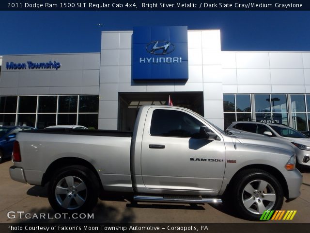 2011 Dodge Ram 1500 SLT Regular Cab 4x4 in Bright Silver Metallic