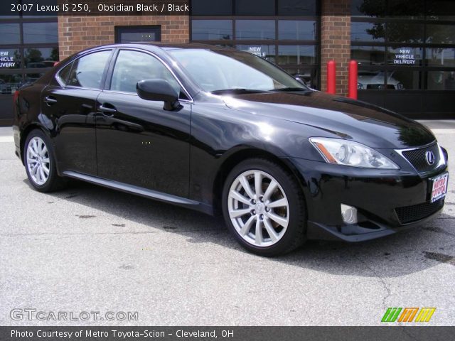 2007 Lexus IS 250 in Obsidian Black