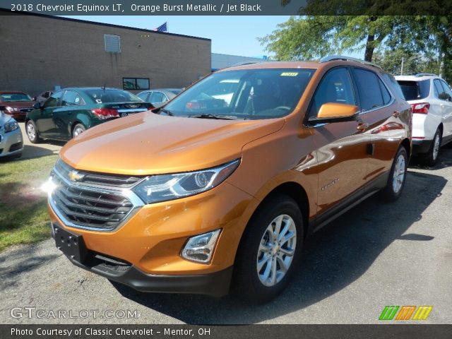2018 Chevrolet Equinox LT in Orange Burst Metallic