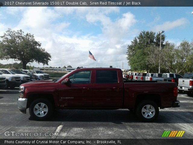 2017 Chevrolet Silverado 1500 LT Double Cab in Siren Red Tintcoat