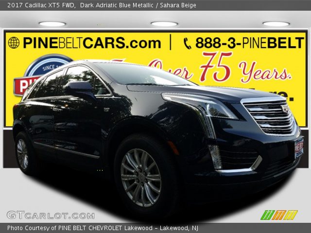 2017 Cadillac XT5 FWD in Dark Adriatic Blue Metallic