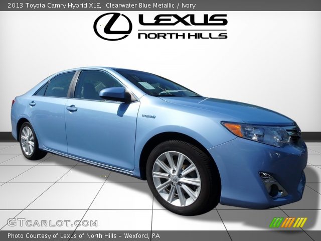 2013 Toyota Camry Hybrid XLE in Clearwater Blue Metallic