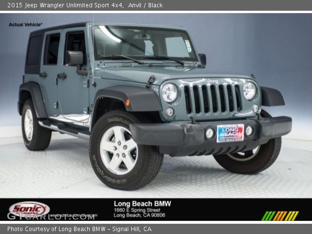 2015 Jeep Wrangler Unlimited Sport 4x4 in Anvil