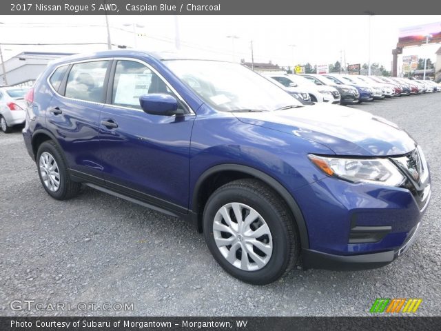 2017 Nissan Rogue S AWD in Caspian Blue