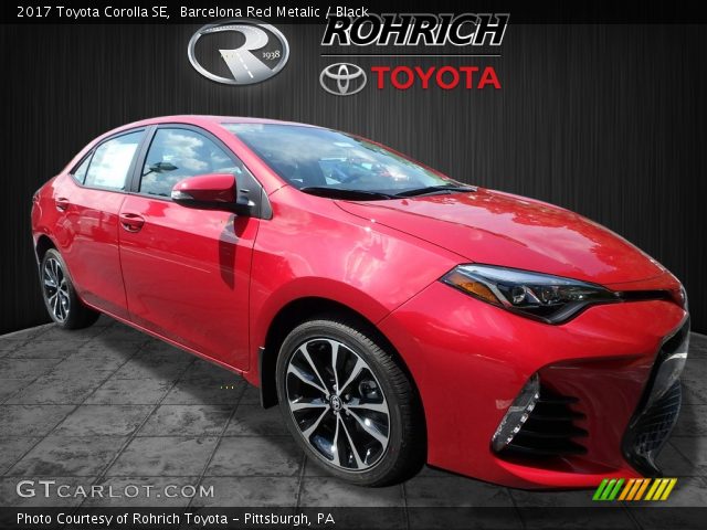 2017 Toyota Corolla SE in Barcelona Red Metalic