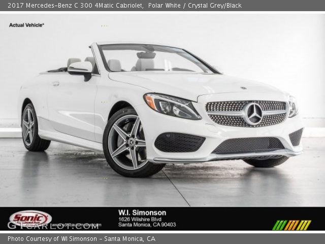 2017 Mercedes-Benz C 300 4Matic Cabriolet in Polar White