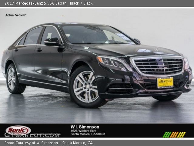 2017 Mercedes-Benz S 550 Sedan in Black