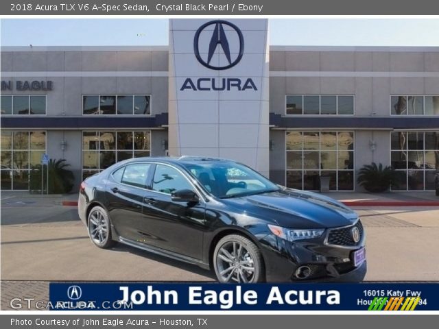 2018 Acura TLX V6 A-Spec Sedan in Crystal Black Pearl