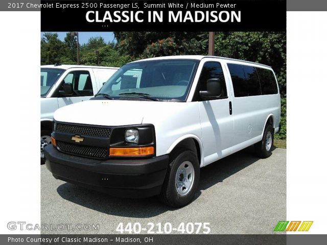 2017 Chevrolet Express 2500 Passenger LS in Summit White