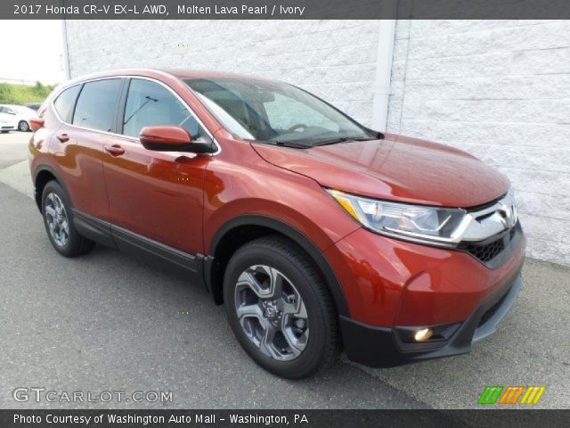 2017 Honda CR-V EX-L AWD in Molten Lava Pearl