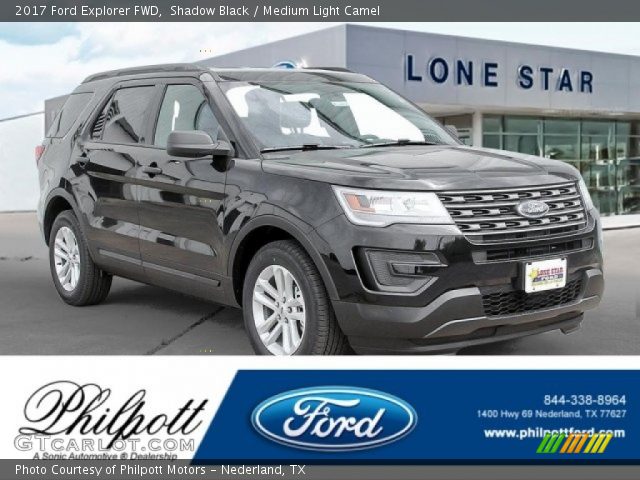 2017 Ford Explorer FWD in Shadow Black