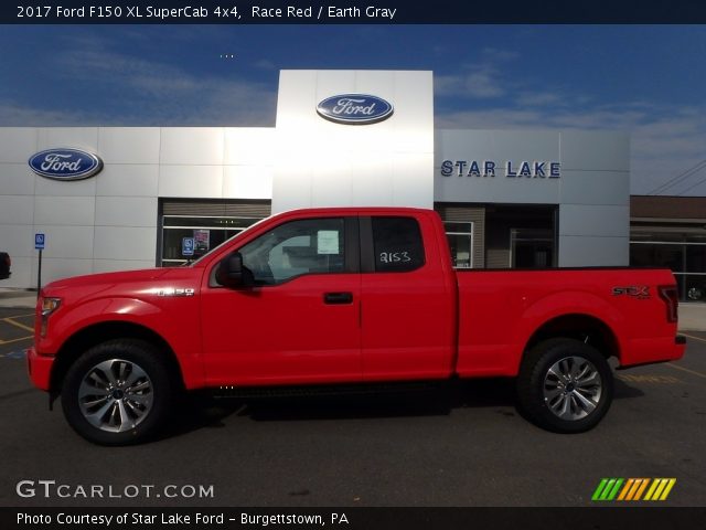 2017 Ford F150 XL SuperCab 4x4 in Race Red