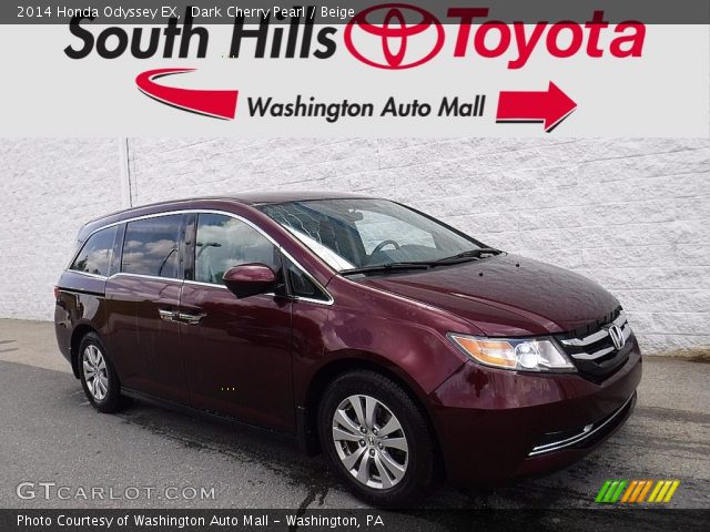 2014 Honda Odyssey EX in Dark Cherry Pearl