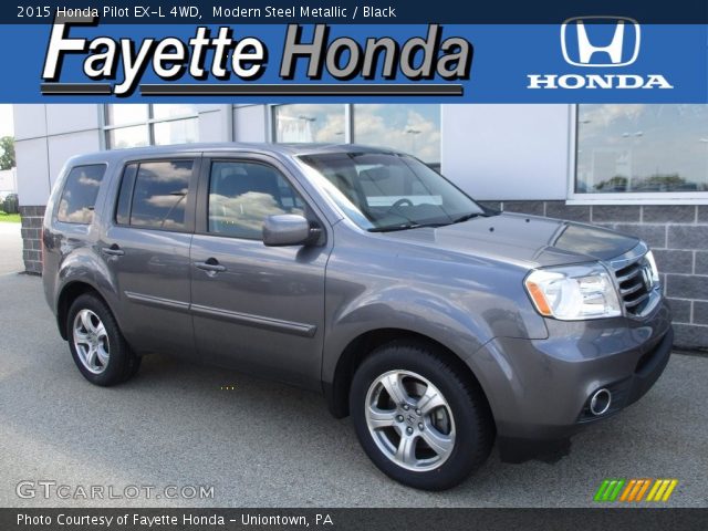 2015 Honda Pilot EX-L 4WD in Modern Steel Metallic