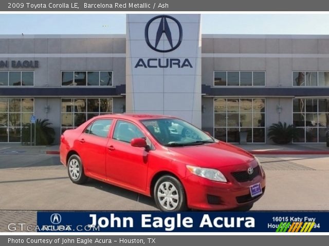 2009 Toyota Corolla LE in Barcelona Red Metallic