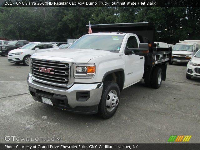 2017 GMC Sierra 3500HD Regular Cab 4x4 Dump Truck in Summit White