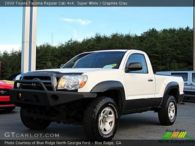 2009 Toyota Tacoma Regular Cab 4x4 in Super White