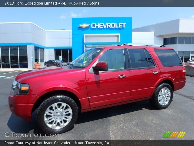 2013 Ford Expedition Limited 4x4 in Ruby Red