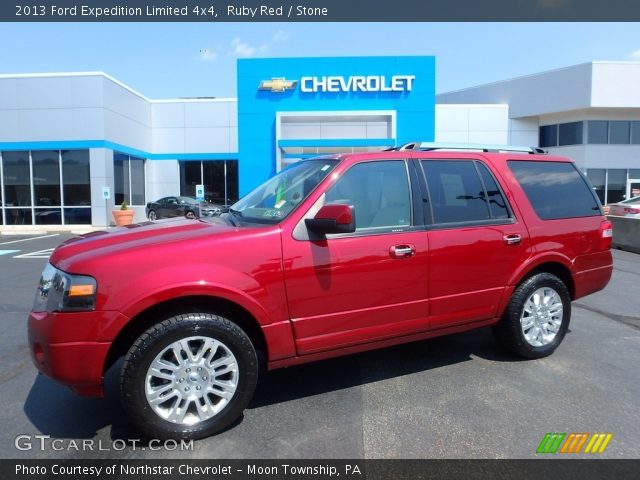2013 Ford Expedition Limited 4x4 in Ruby Red