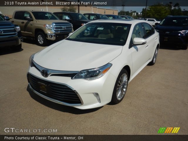 2018 Toyota Avalon Limited in Blizzard White Pearl